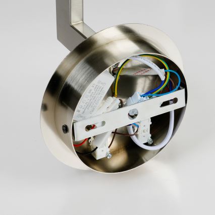 Brilagi - LED vägglampa DAYA 1xE14/40W/230V + LED/3W vit/matt krom