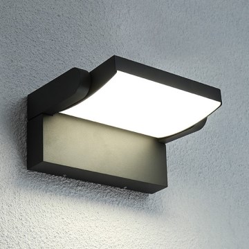 Brilagi - LED vägglampa för utomhusbruk ANKLE LED/18W/230V 4000K IP65 antracit