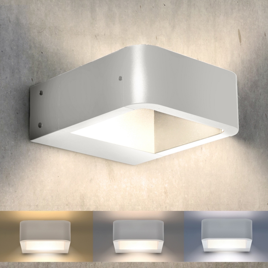 Brilagi - LED vägglampa för utomhusbruk BARI LED/7W/230V 3000/4000/6000K vit IP54