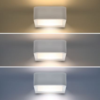 Brilagi - LED vägglampa för utomhusbruk BARI LED/7W/230V 3000/4000/6000K vit IP54