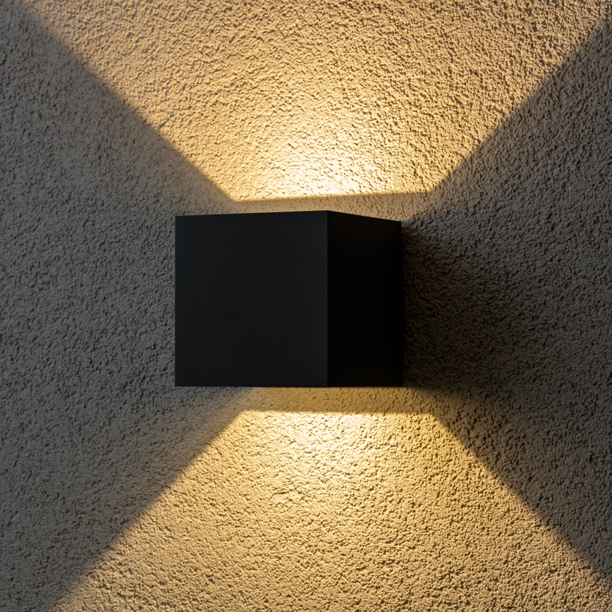 Brilagi - LED vägglampa för utomhusbruk CUBE LED/6W/230V IP54