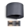 Brilagi - LED vägglampa för utomhusbruk RONDO LED/6W/230V antracit IP54