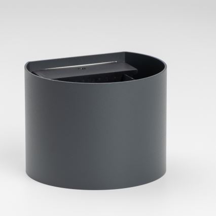 Brilagi - LED vägglampa för utomhusbruk RONDO LED/6W/230V antracit IP54