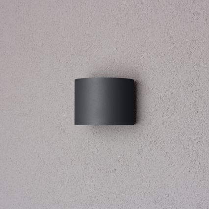 Brilagi - LED vägglampa för utomhusbruk RONDO LED/6W/230V antracit IP54