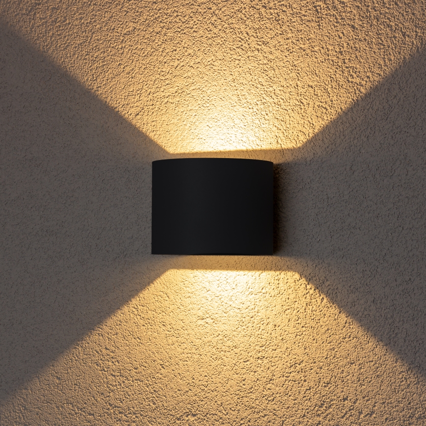 Brilagi - LED vägglampa för utomhusbruk RONDO LED/6W/230V antracit IP54