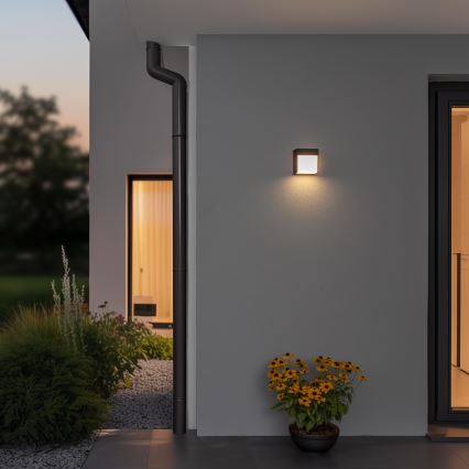 Brilagi - LED vägglampa för utomhusbruk TERNI LED/12W/230V antracit IP44