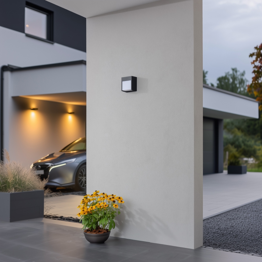 Brilagi - LED vägglampa för utomhusbruk TERNI LED/12W/230V antracit IP44