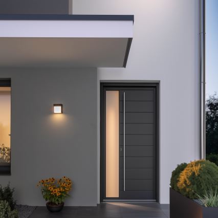 Brilagi - LED vägglampa för utomhusbruk TERNI LED/12W/230V antracit IP44