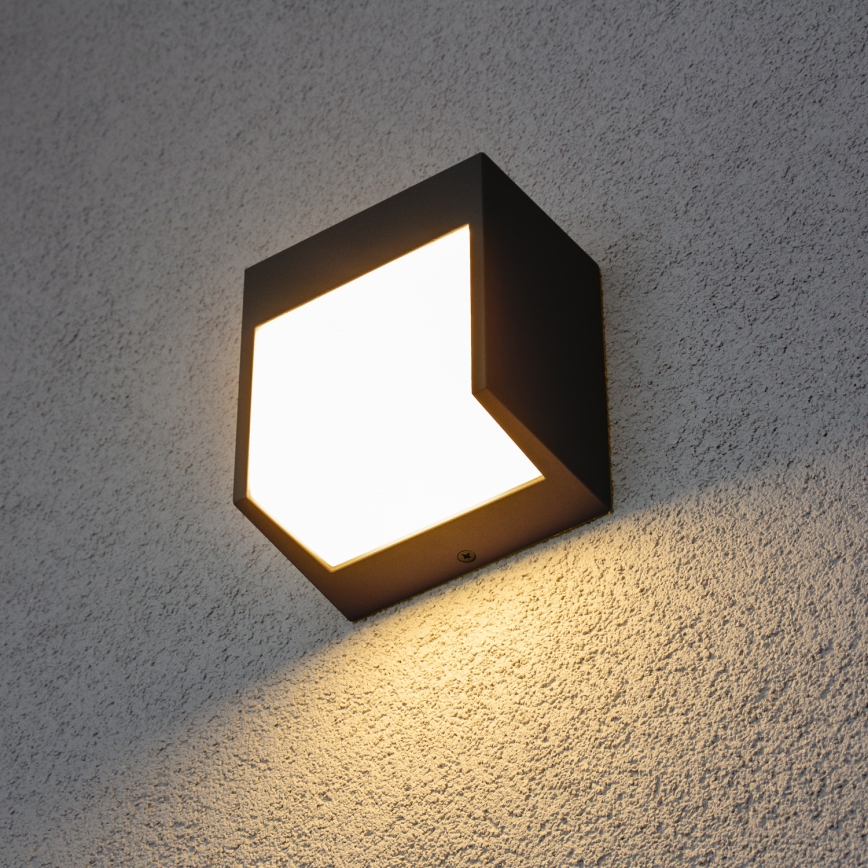 Brilagi - LED vägglampa för utomhusbruk TERNI LED/12W/230V antracit IP44
