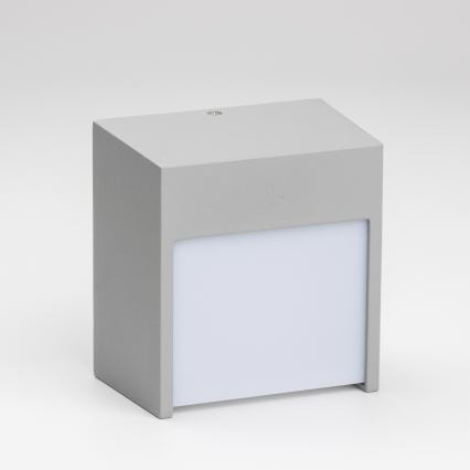 Brilagi - LED vägglampa för utomhusbruk TERNI LED/12W/230V grå IP44