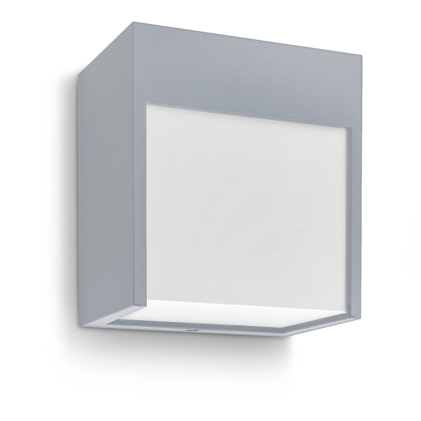 Brilagi - LED vägglampa för utomhusbruk TERNI LED/12W/230V grå IP44