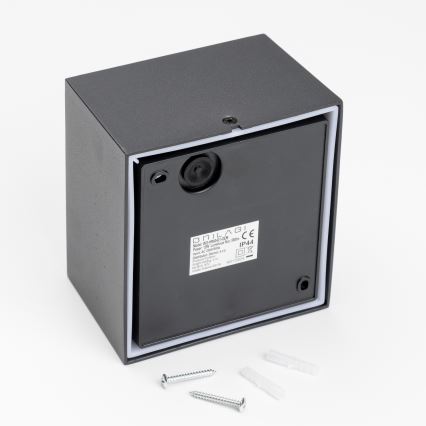 Brilagi - LED vägglampa för utomhusbruk TERNI LED/12W/230V svart IP44