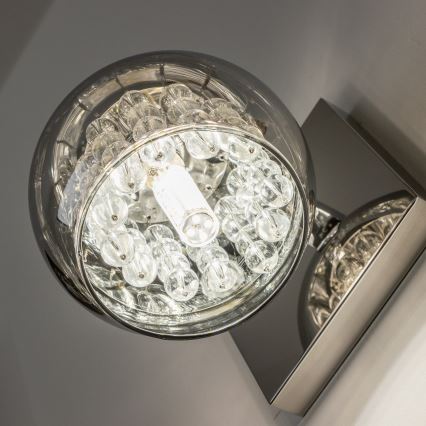 Brilagi - LED Vägglampa i kristall JEWEL 1xG9/42W/230V