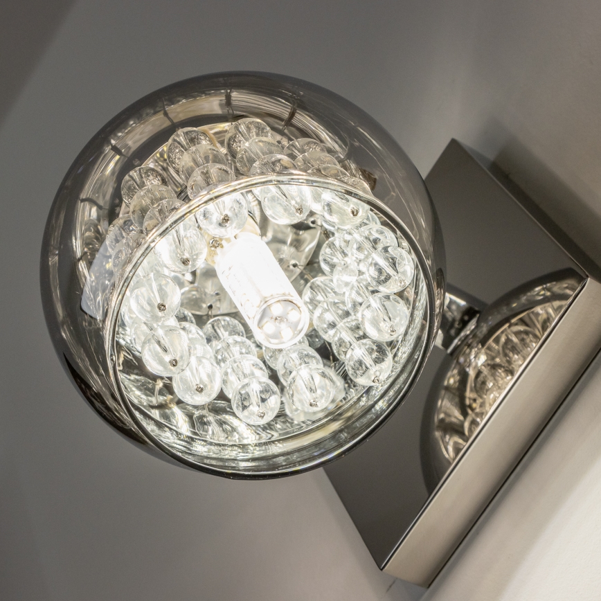 Brilagi - LED Vägglampa i kristall JEWEL 1xG9/42W/230V