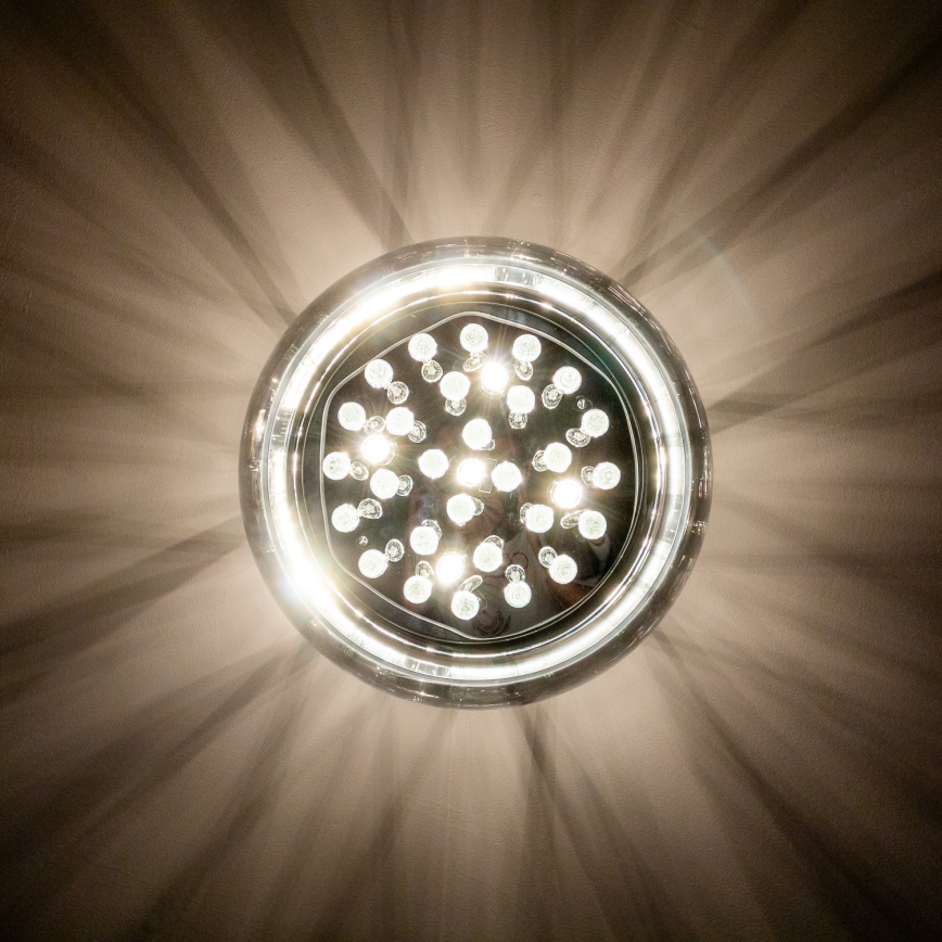 Brilagi - LED Vägglampa i kristall JEWEL 5xG9/42W/230V