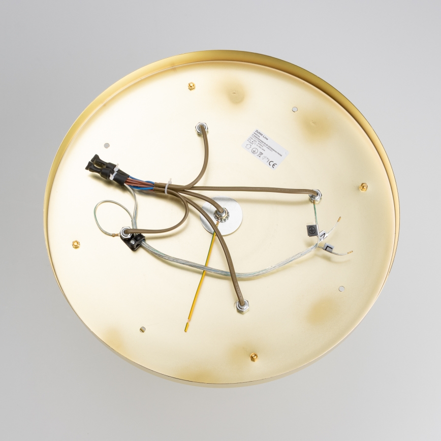 Brilagi - LED Vägglampa i kristall MOZART 5xE14/40W/230V guld