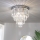 Brilagi - LED Vägglampa i kristall MOZART 5xE14/40W/230V skinande krom