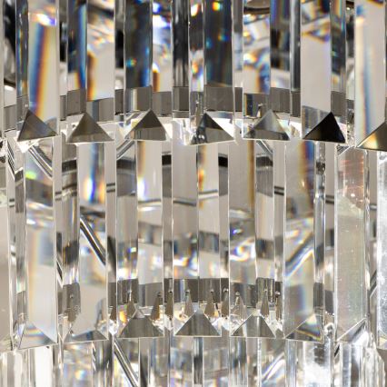 Brilagi - LED Vägglampa i kristall MOZART 5xE14/40W/230V skinande krom