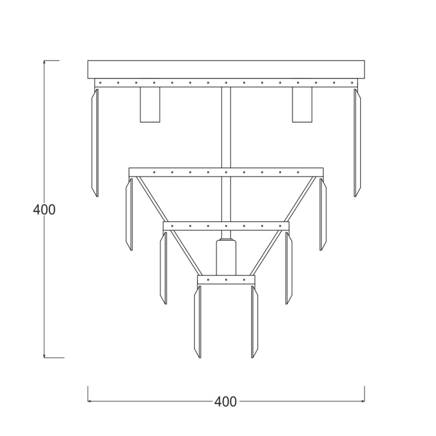 Brilagi - LED Vägglampa i kristall MOZART 5xE14/40W/230V skinande krom