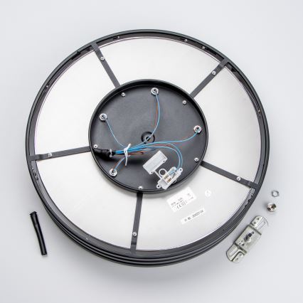 Brilagi - LED Vägglampa i kristall VELURE 5xE14/40W/230V svart