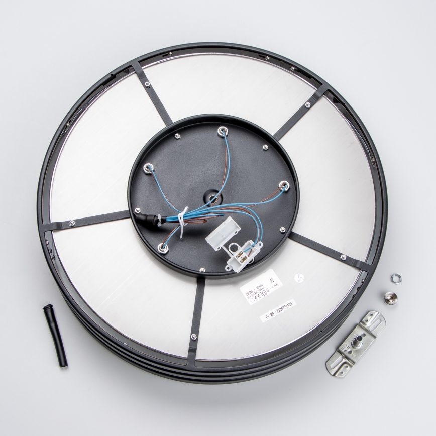 Brilagi - LED Vägglampa i kristall VELURE 5xE14/40W/230V svart