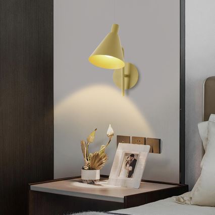 Brilagi - LED vägglampa LUCERA LED/3W/230V gul