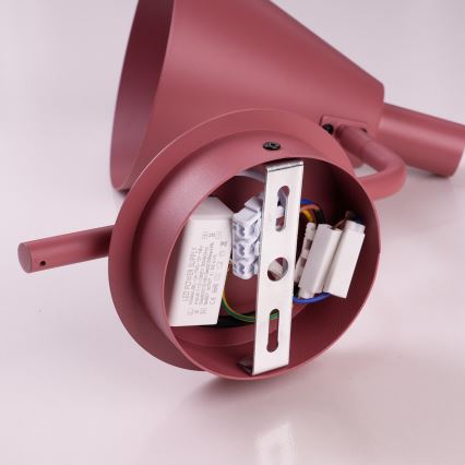 Brilagi - LED vägglampa LUCERA LED/3W/230V röd vinröd