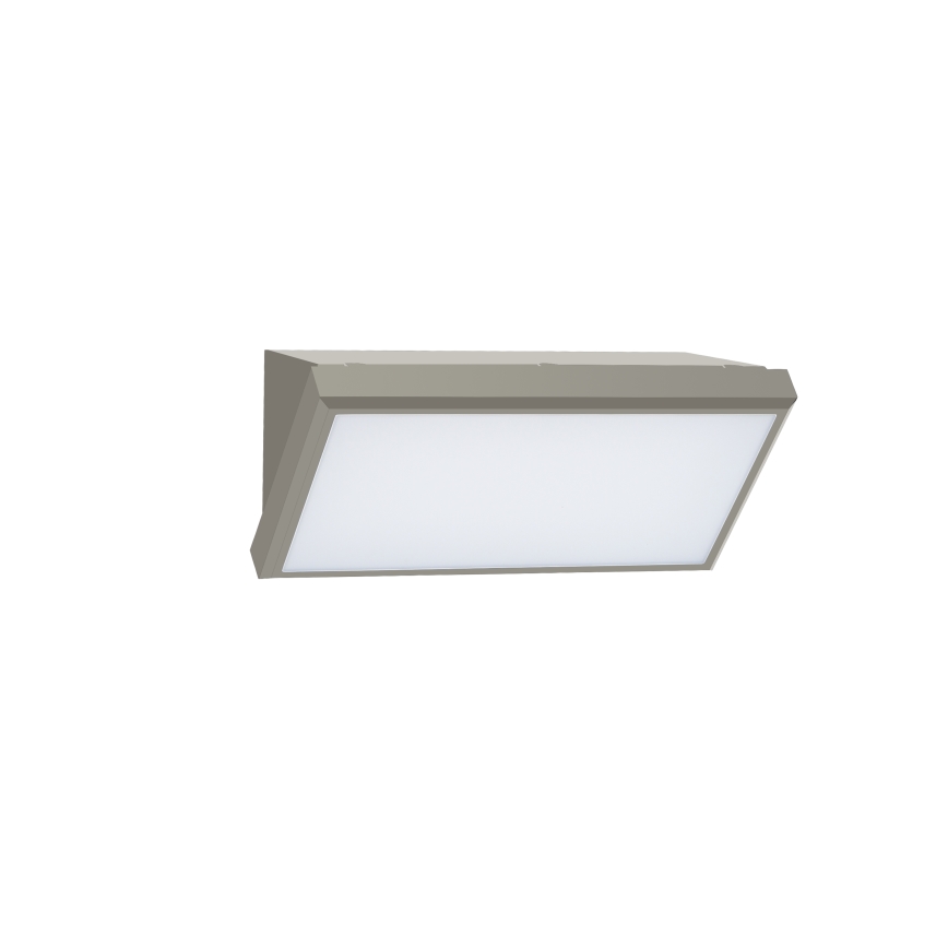 Brilagi - LED Utomhus vägglampa med sensor TRIANGLE LED/20W/230V grå IP65