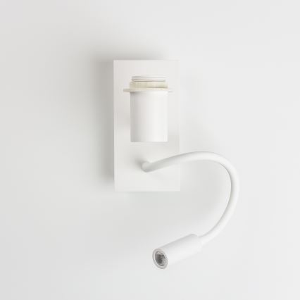 Brilagi - LED Flexibel vägglampa NUBILA 1xE27/25W/230V + LED/3W vit/grön