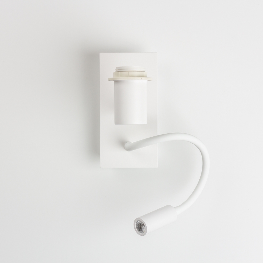 Brilagi - LED Flexibel vägglampa NUBILA 1xE27/25W/230V + LED/3W vit/grön
