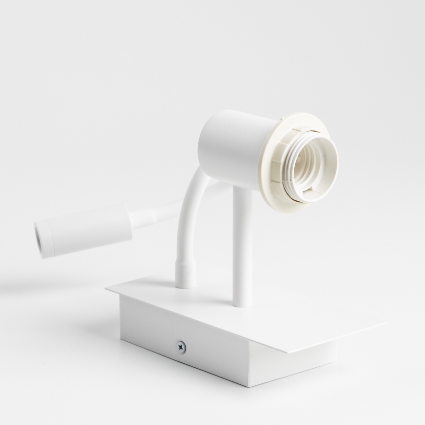 Brilagi - LED Flexibel vägglampa NUBILA 1xE27/25W/230V + LED/3W vit/grön