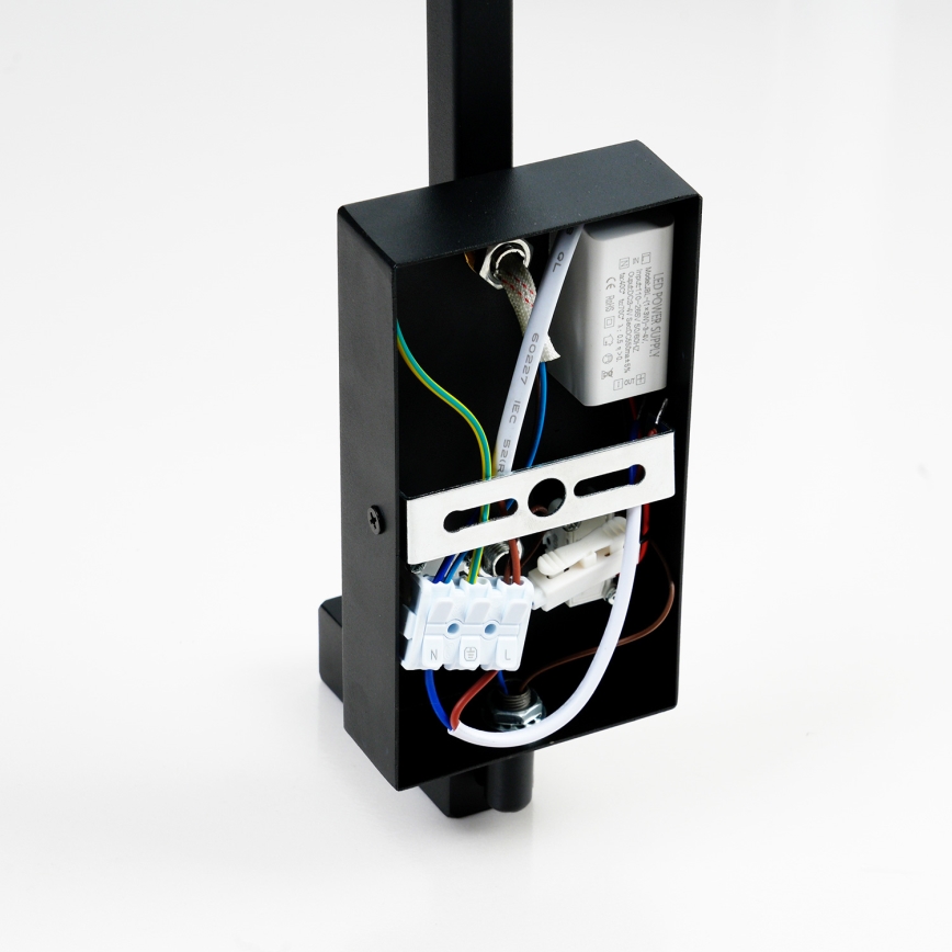 Brilagi - LED vägglampa RAYAS 1xE14/40W/230V + LED/3W svart