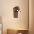 Brilagi - LED vägglampa VASTO LED/3W/230V brun