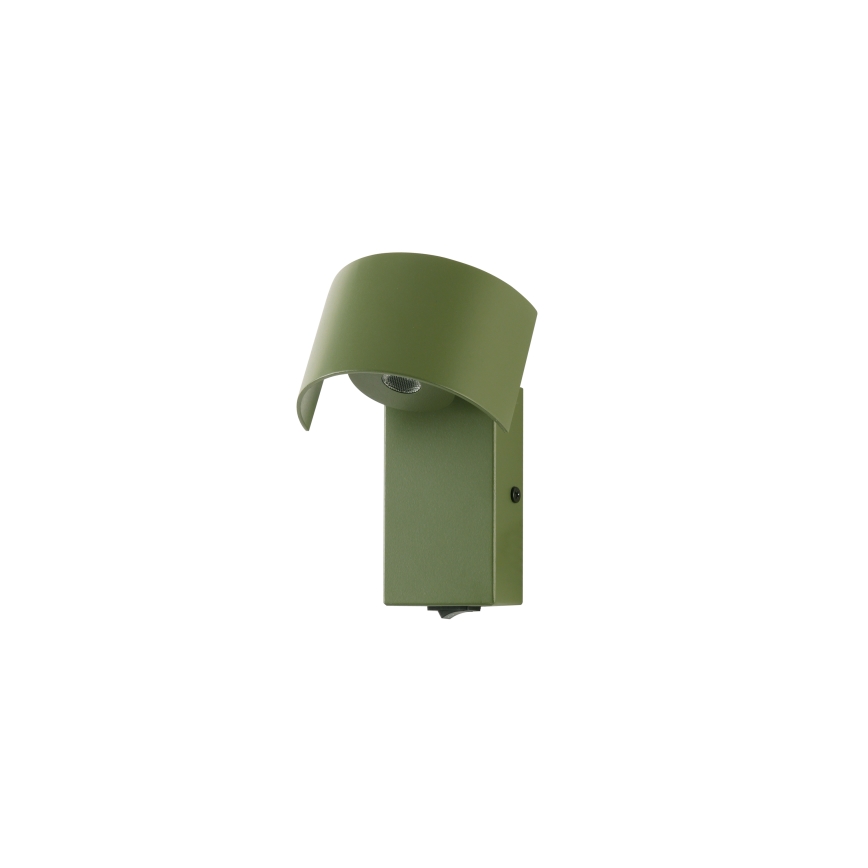 Brilagi - LED vägglampa VASTO LED/3W/230V grön