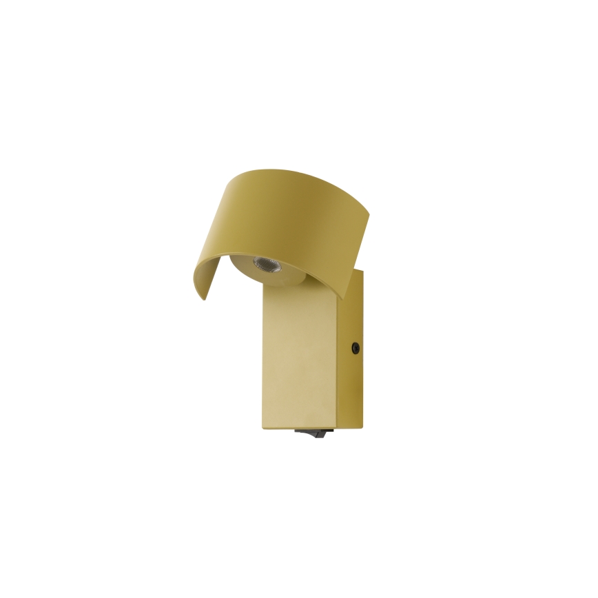 Brilagi - LED vägglampa VASTO LED/3W/230V gul