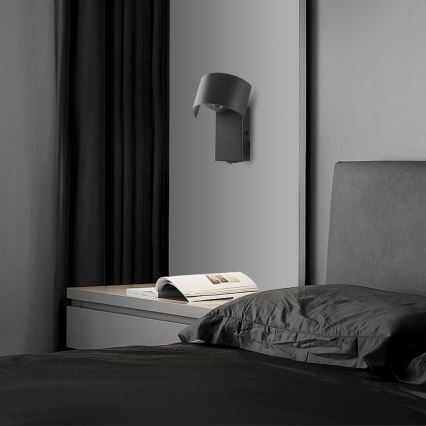 Brilagi - LED vägglampa VASTO LED/3W/230V svart