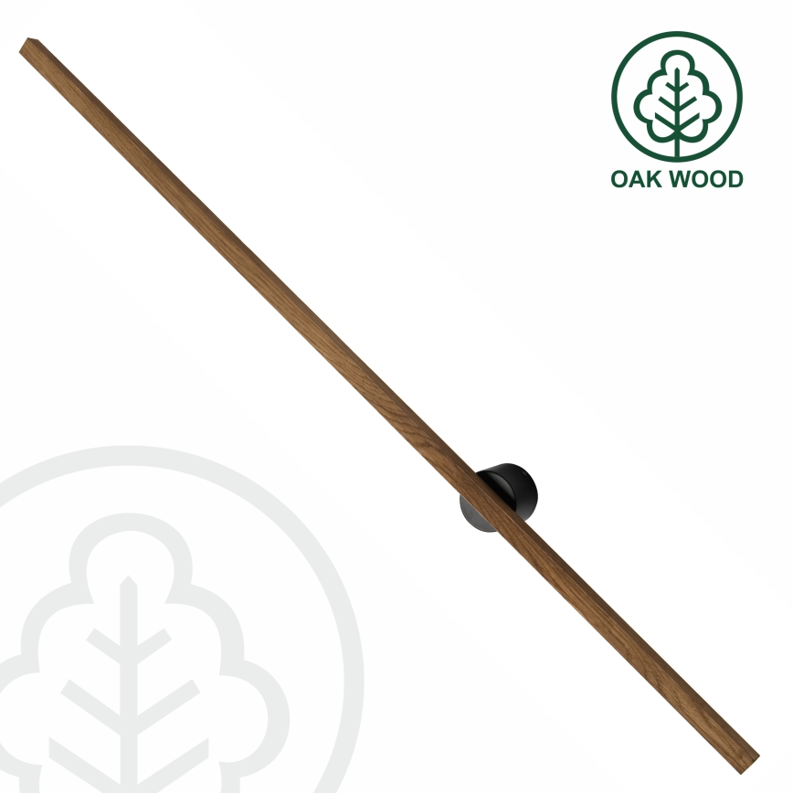 Brilagi - LED Vägglampa WOODY LINE LED/12W/230V 120 cm ek valnöt