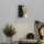 Brilagi - LED väggspotlight MAYA LED/3W/230V 4000K svart/guld