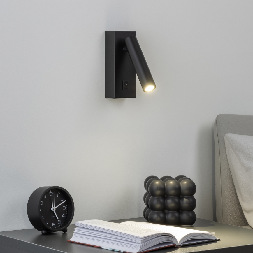 Brilagi - LED väggspotlight MAYA LED/3W/230V 4000K svart