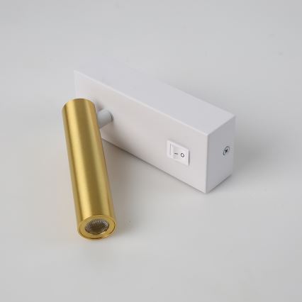 Brilagi - LED väggspotlight MAYA LED/3W/230V 4000K vit/guld