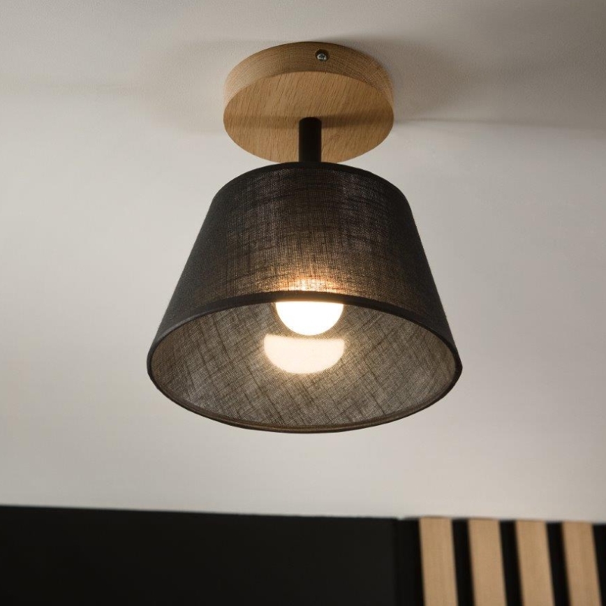 Brilagi - LED  Ytmonterad ljuskrona ANTHONY 1xE14/60W/230V ek/svart