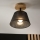 Brilagi - LED  Ytmonterad ljuskrona ANTHONY 1xE14/60W/230V ek/svart