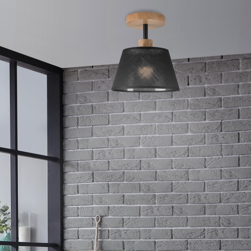Brilagi - LED  Ytmonterad ljuskrona ANTHONY 1xE14/60W/230V ek/svart