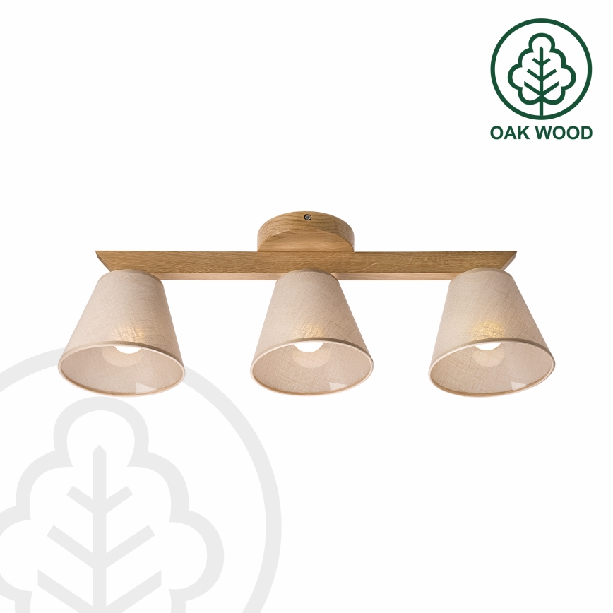 Brilagi - LED  Ytmonterad ljuskrona ANTHONY 3xE14/40W/230V ek/beige