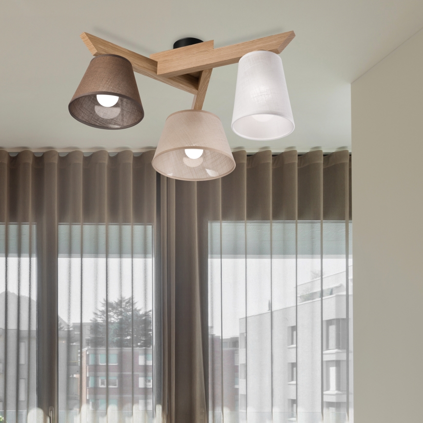 Brilagi - LED  Ytmonterad ljuskrona ANTHONY 3xE14/40W/230V ek