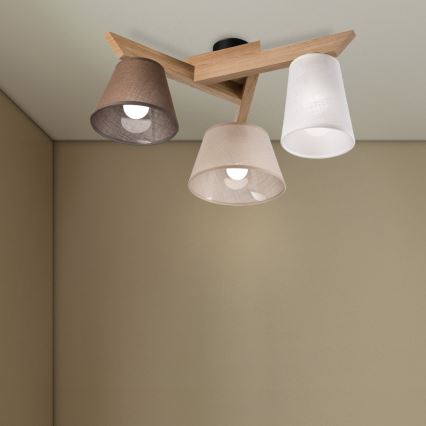 Brilagi - LED  Ytmonterad ljuskrona ANTHONY 3xE14/40W/230V ek