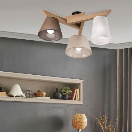Brilagi - LED  Ytmonterad ljuskrona ANTHONY 3xE14/40W/230V ek