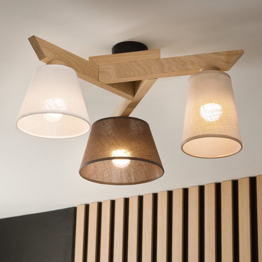Brilagi - LED  Ytmonterad ljuskrona ANTHONY 3xE14/40W/230V ek