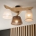 Brilagi - LED  Ytmonterad ljuskrona ANTHONY 3xE14/40W/230V ek