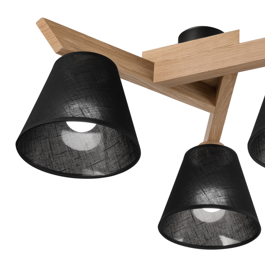 Brilagi - LED  Ytmonterad ljuskrona ANTHONY 3xE14/40W/230V ek/svart
